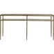 Naini 68.5 X 18.25 inch Antique Brass Console Table
